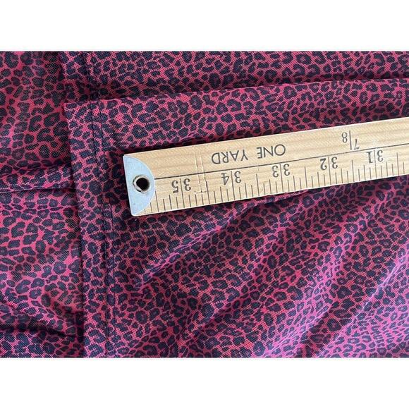Torrid Womens Size 3 High Low Burgundy Animal Print Sleeveless Stretch Dress - Picture 11 of 12